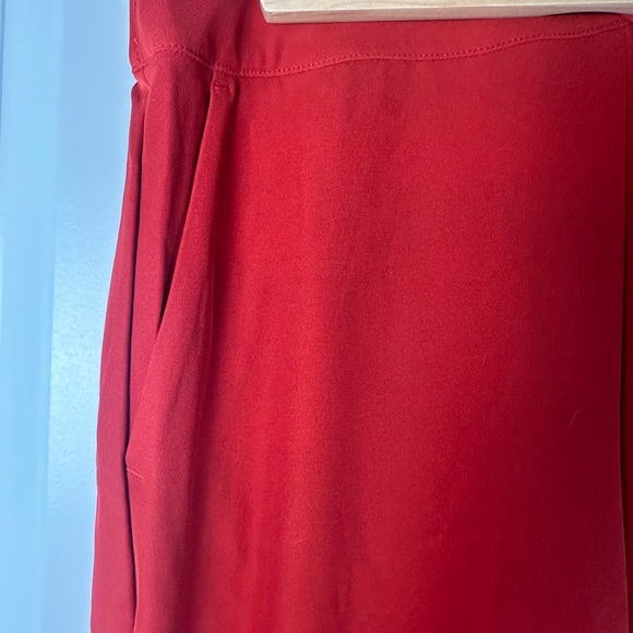 💌 SUMMERSALT Warm Red/Lava Wide‑Leg Pants – Size 8 - Picture 8 of 11
